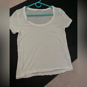 Reformation White Short Sleeve Tee